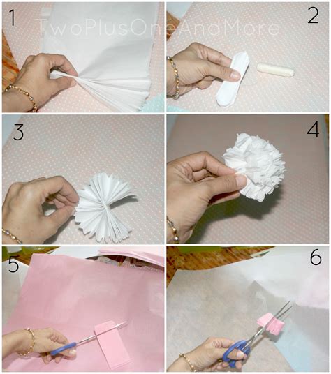 Cara Mudah Membuat Bunga Kertas Krep & Lidi